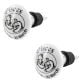 2 Pieces Pisces Flat Ceramic Wine Bottle Stopper